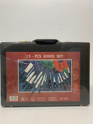 Hoffman Solingen Profiline Knife Set 15 Pieces NEW  FREE SHIPPING