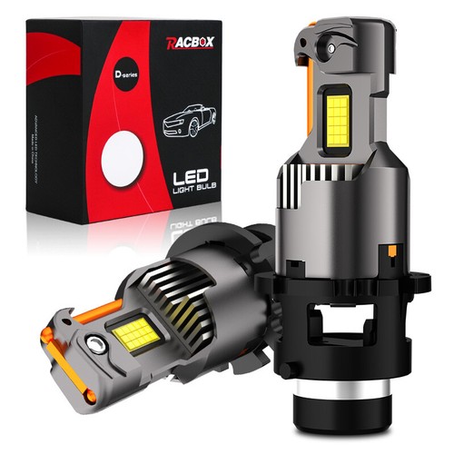 2X D2S D2R LED Headlight Bulbs Replacement HID Xenon Conversion Kit 6000K White - Picture 2 of 12