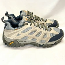Merrell Moab 2 Ventilator Hiking Outdoor Shoes Waterproof Women’s Sz 7 Blue Grey