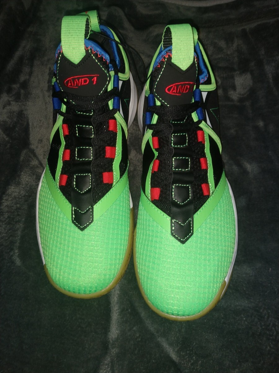 AND1 CHARGE HIGH VOLT MEN'S Basketball SNEAKERS Shoes ATTACK BLACK