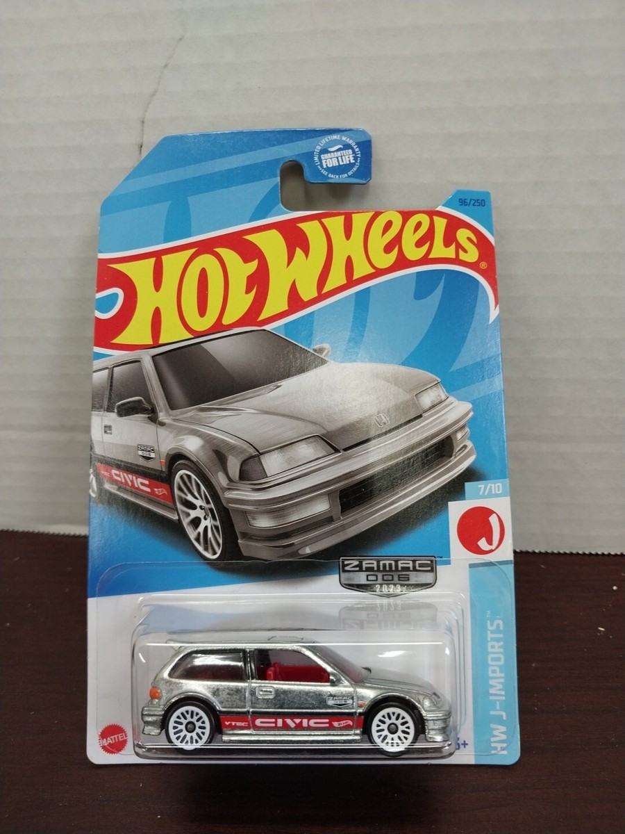 Hot Wheels 2023 Zamac '90 Honda Civic EF 006. diecast READ