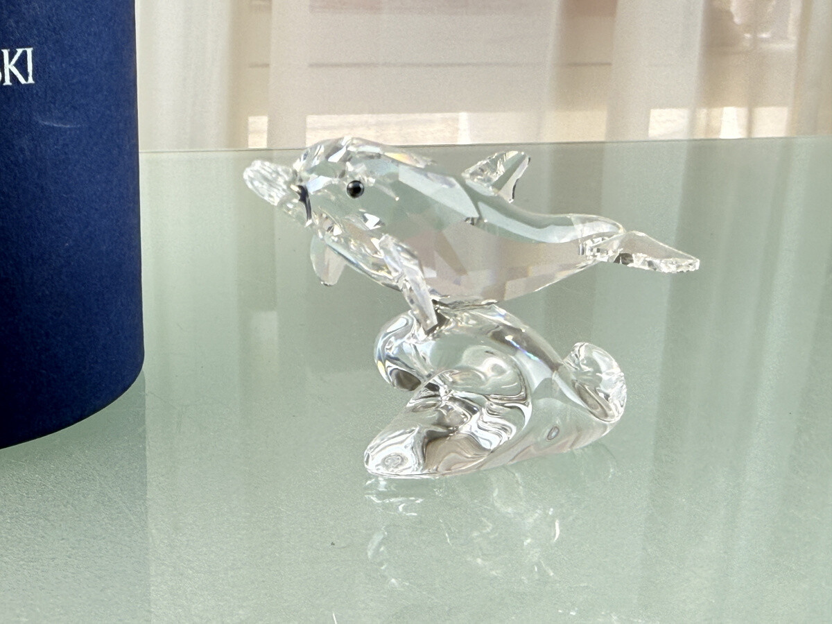 SWARPVSKI スワロフスキー ベビードルフィン 678507 Swarovski Figure 678507 Baby Dolphin 6.2 Cm Ovp