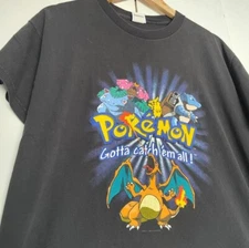 Pokemon Kanto Starters Reprint Shirt Size S-5Xl Fans Gift