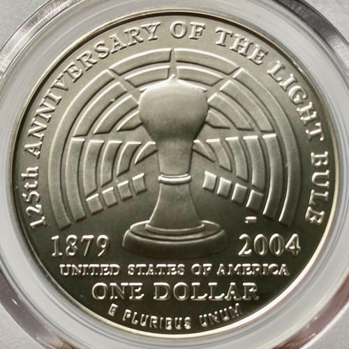 2004-P Thomas Alva Edison Silver Dollar PCGS MS-70 - Picture 4 of 4
