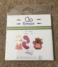 *GO KREATE* BOO SCRUFFY BEAR FAIRY OUTFIT CUTTING DIE  - NEW & SEALED