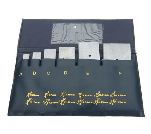  3/8" - 2-1/4" Adjustable Parallel Set Precision Parallel Measurement 6 Pcs/Set