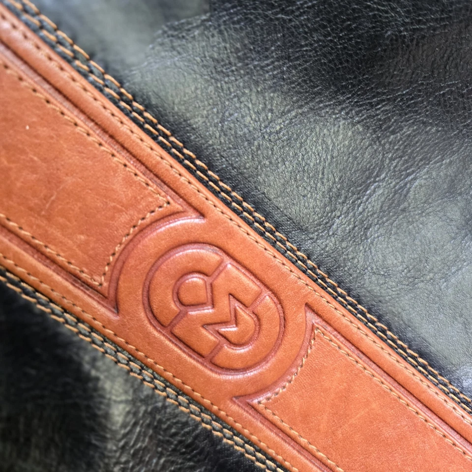 BOLSO BOLSO TOTE CUERO ITALIANO MARINO ORLANDI VINTAGE Envío Gratis Foto 2 de 4