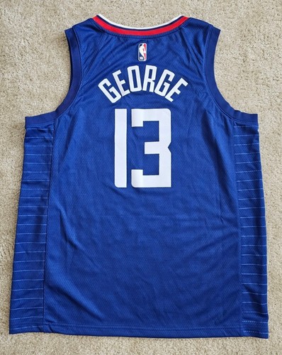 Maglia Nike Paul George PG 13 LA Clippers NBA Dri-Fit Swingman uomo XL 52 - NUOVA - Foto 6 di 9