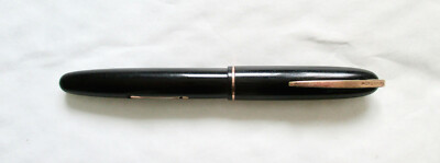 Stylo Plume Waterman Classique à Levier - Plume En Or 18k, Résine Noire, Occasion France