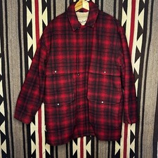 Woolrich Vintage Sherpa Lined Flannel Jacket GUC Sz XL Rare USA