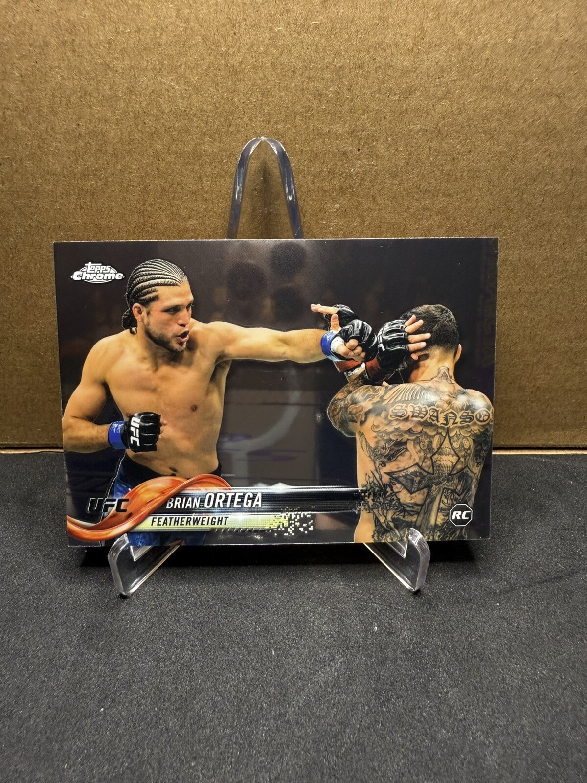 2018 Topps Chrome UFC - #79 Brian Ortega Rookie (RC) Featheweight