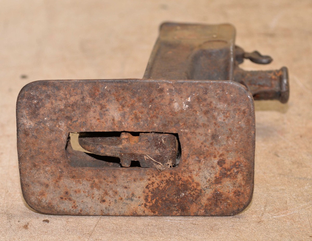 vintage an•an no.42 Simplex No 42 antique house railroad jack brass tag early