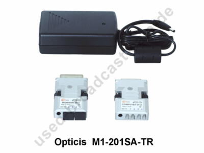 Opticis M1-201SA-TR (DVI-Extender Set TX+RX + PSU) -  geprüft vom Fachhändler