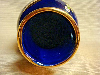 Vintage Cobalt Blue Japanese 6 1/4