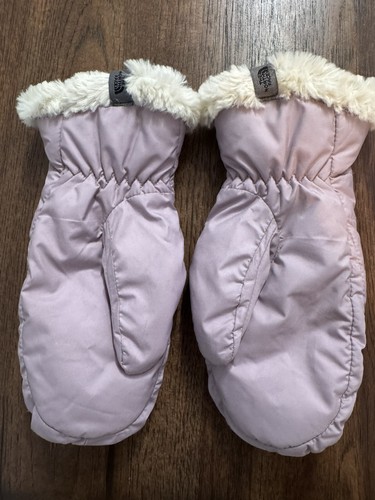 The North Face Youth Large Mittens Lilac Great Condition - Picture 2 of 4