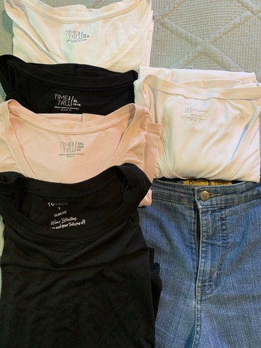 Women’s Tshirts Xl-2X & Jean Shorts Sz 16.