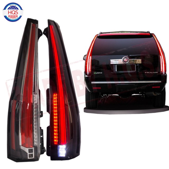 Smoked LED Tail Lights for Cadillac Escalade ESV 20072014 Rear Lamp 2016 Style for sale online