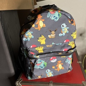 Bioworld Zaino Pokemon Pikachu Squirtle Jigglypuff Eevee