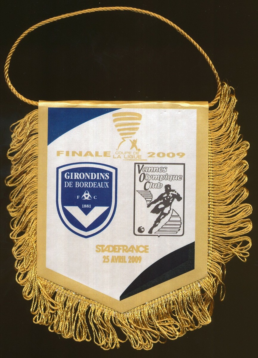 Écharpe Supporter Girondins De Bordeaux / Vannes OC – Finale Coupe De La Ligue 2009