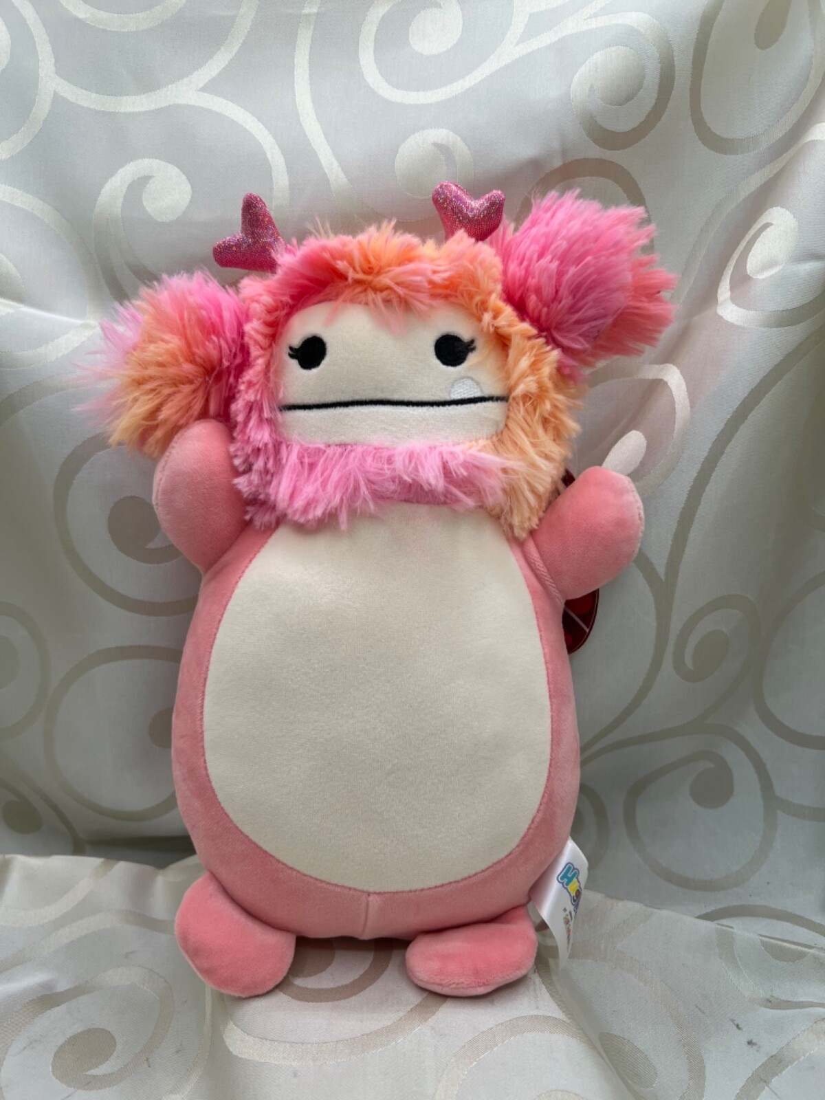 Squishmallows Caparinne Bigfoot 11 in Toy Pillow Plush Toy - Pink