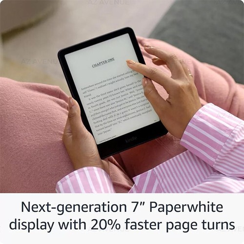 Amazon Kindle Paperwhite 12th Gen BLACK Waterproof Education E-Reader - 32GB - Picture 3 of 11