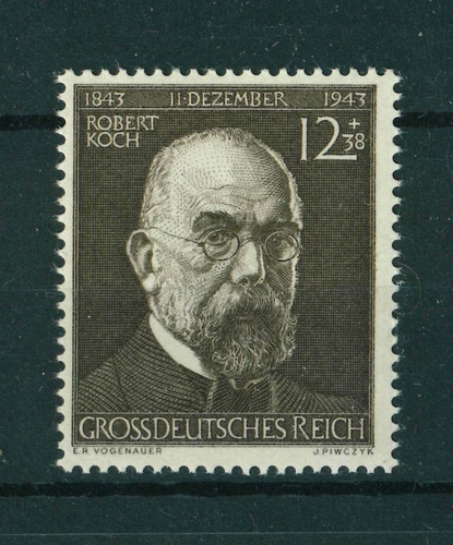 Germany 1944 Birth Centenary of Robert Koch stamp. MNH. Sg 852.