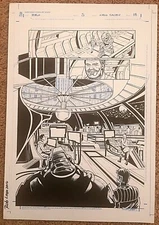 Halo Escalation Issue #5 HALF SPLASH original art 2014 - Caio Cacau - Rob Lean