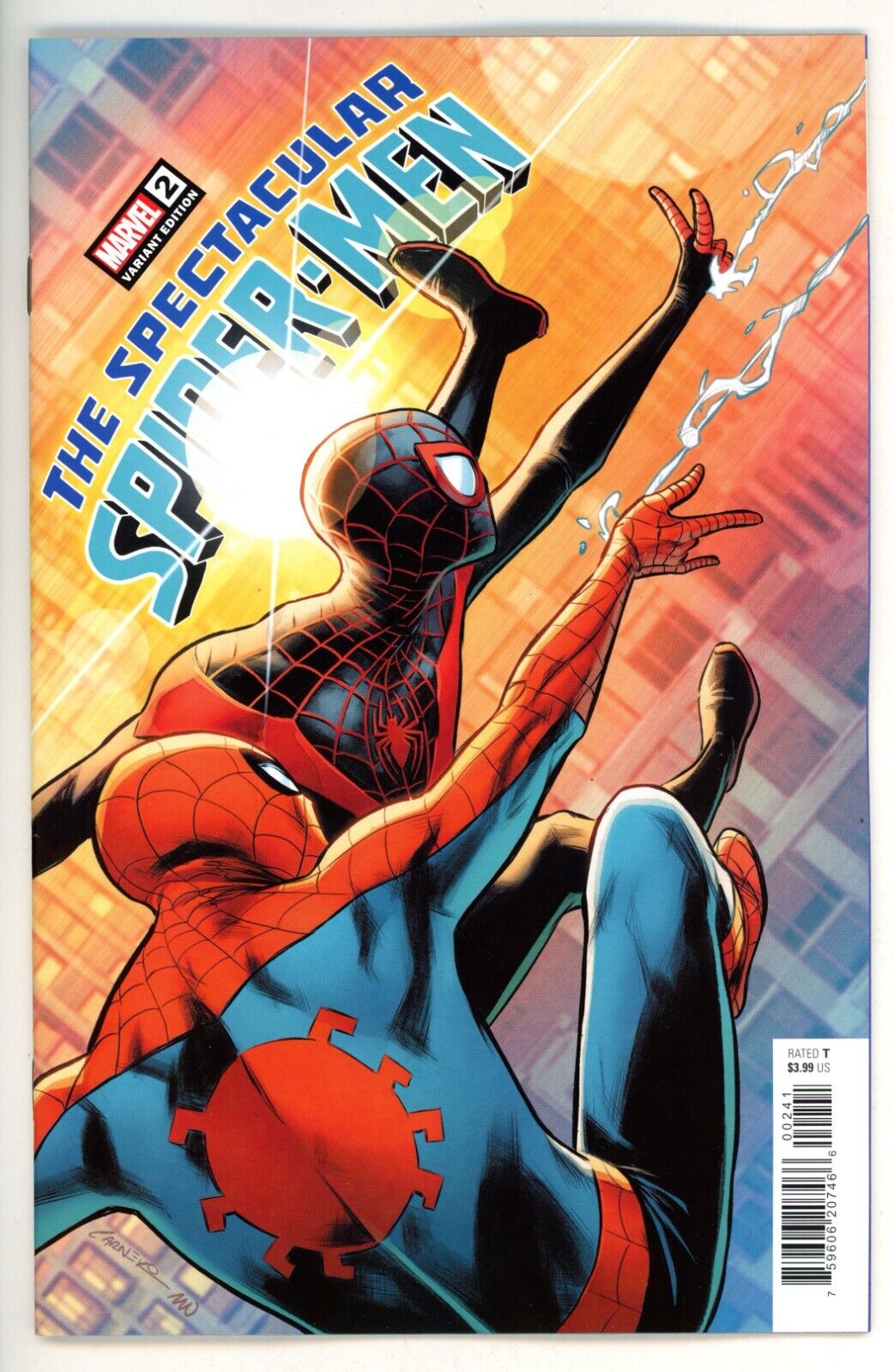 The Spectacular Spider-Men #2  |  Carmen Carnero Variant  |   NM  NEW