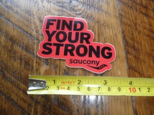 saucony sticker