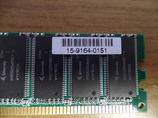 CISCO 15-9164-01 256 MB DDR ECC PC 2700 184 PIN MEMORY USED - Image 2 of 2