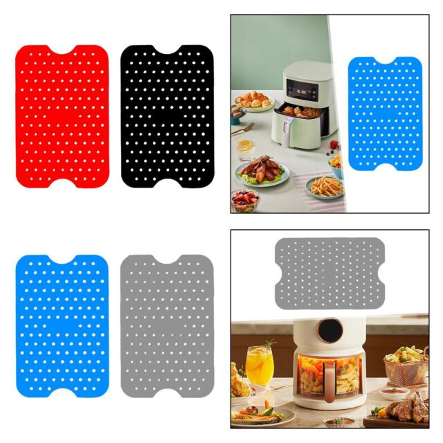Silicone Air Fryer Liner Easy Clean Parchment Paper Replacement Nonstick Heat