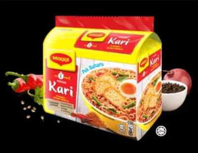 Maggi Mee 2-Minute Kari/Curry Instant Noodles 2 pack x 5pcs