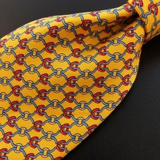 Vintage New BROOKS BROTHERS Made in New York Silk Print Tie