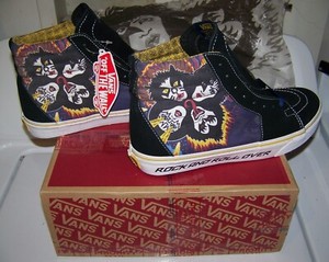 kiss high top vans