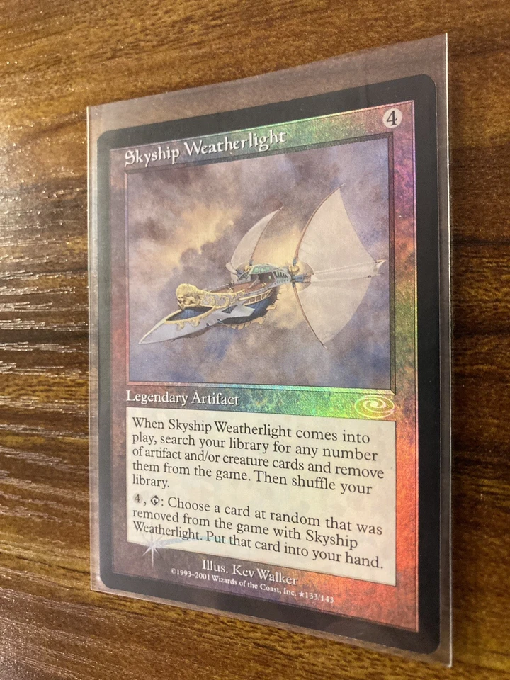 MTG✨SKYSHIP WEATHERLIGHT (Alt Artwork) FOIL✨Planeshift NM/M RARE Walker UNPLAYED - Image 4 of 4