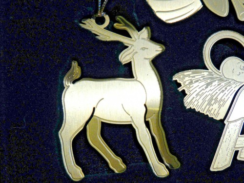 Metropolitan Museum of Art MMA Christmas Nativity Ornaments 2011 Etched Brass - Picture 9 of 9