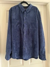 WEATHERPROOF ORIGINAL VINTAGE MEN'S CORDOROY BUTTON DOWN SHIRT-- SIZE XXL
