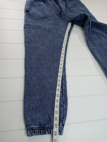 Talentless Thick Heavyweight Cotton Blue Men's Sweatpants Joggers Size Large EUC - Picture 6 of 7