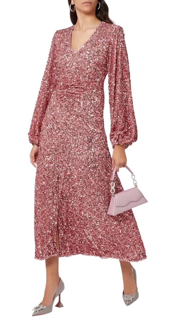 rotate red sequin dress Rotate Sirin Dress In Sequin