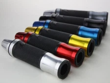 Driven Racing D3 grips Red on Black motorcycle grips