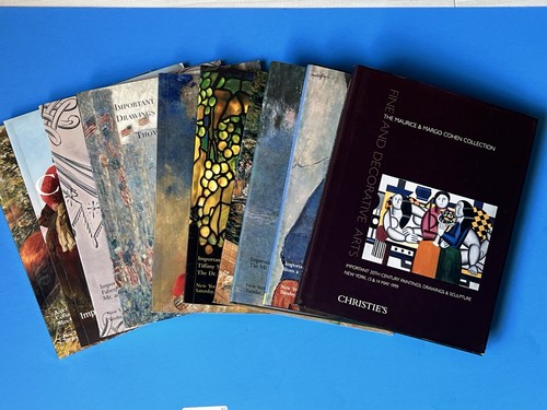 Lot of 10 Christie's Auction Catalogs - Private Collections 1989-2002  
