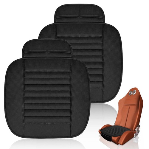 2x Auto Sitzauflage Sitzbezüge Sitzkissen Sitzmatte Matte PU Leder Universal- - Bild 4 von 23