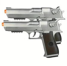 💥 Desert Eagle – Soft Bullet Pistol with Ejecting Shell Action!