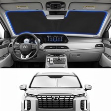 Custom Fit Windshield Sun Shade For Hyundai Palisade 2020-2026 Blocks Uv Rays Custom Fit Windshield Sun Shade For Hyundai Palisade 2020-2026 Blocks Uv Rays