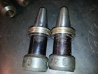2x TECHNIKS CAT40 TG100 4" COLLET CHUCK 23016 Bearing Clamping Nut Bridgport CNC — photo 1