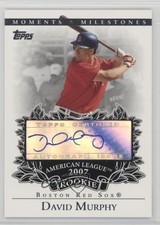 2007 Topps Moments & Milestones Rookie Auto David Murphy #RA-DM Auto 0nr3