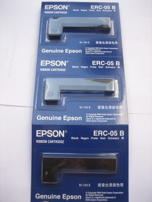 5 x Pack  Epson ERC-05B Original  Farbband Genuine Sharp  EL-7001 EA800R PC1211