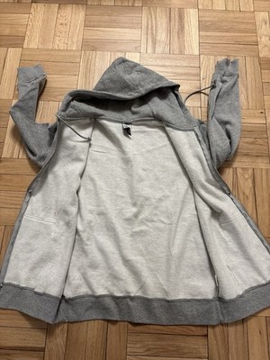 Stussy Dover Street Market LA Gray Fleece Full Zip Hoodie Men's
