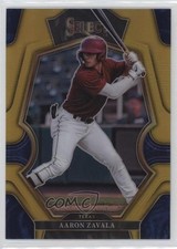 2023 Panini Select Premier Level Gold Prizm 8/10 Aaron Zavala #101 7ba