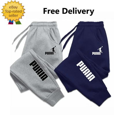 #ad Puaia Print Men#x27;s Pants Autumn winter New Sport Jogging Trousers Fitness $8.46
